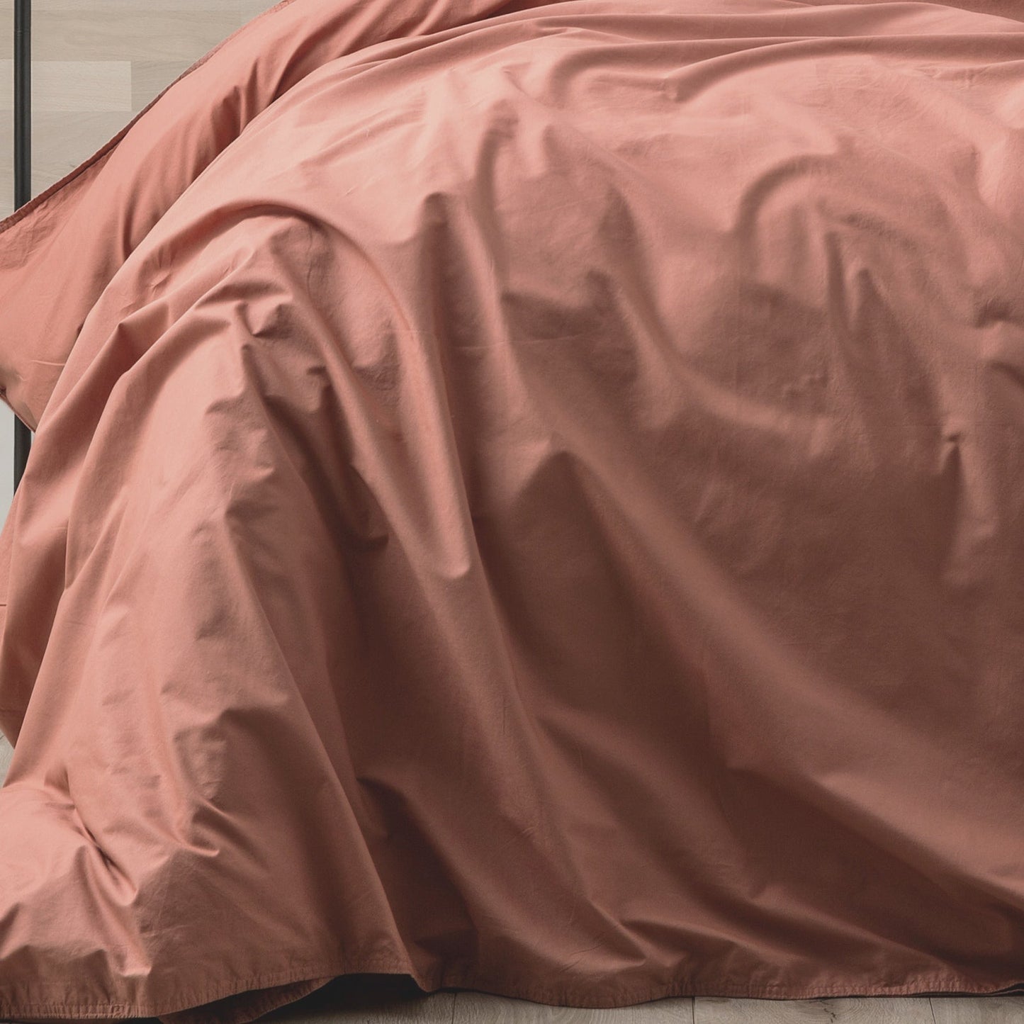 Stone Washed Quilt Cover Set Helena Redwood