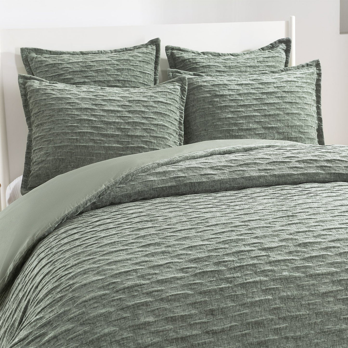 Harper Quilt Cover Set Jacquard Juniper-1