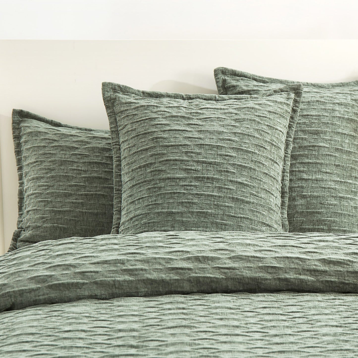 Harper Quilt Cover Set Jacquard Juniper-2