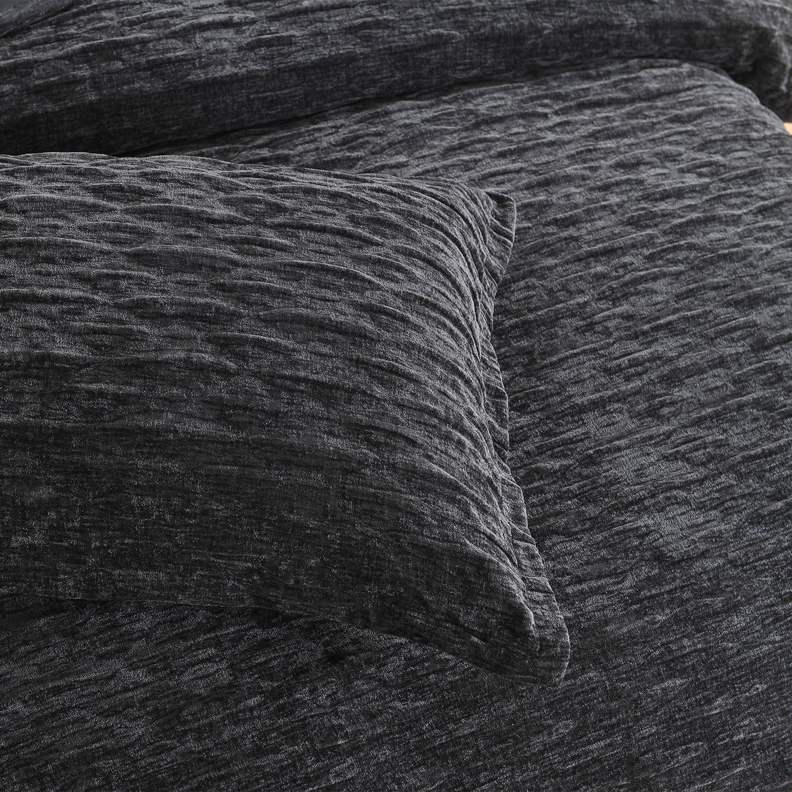 Charlotte Quilt Cover Set Jacquard Onyx-4