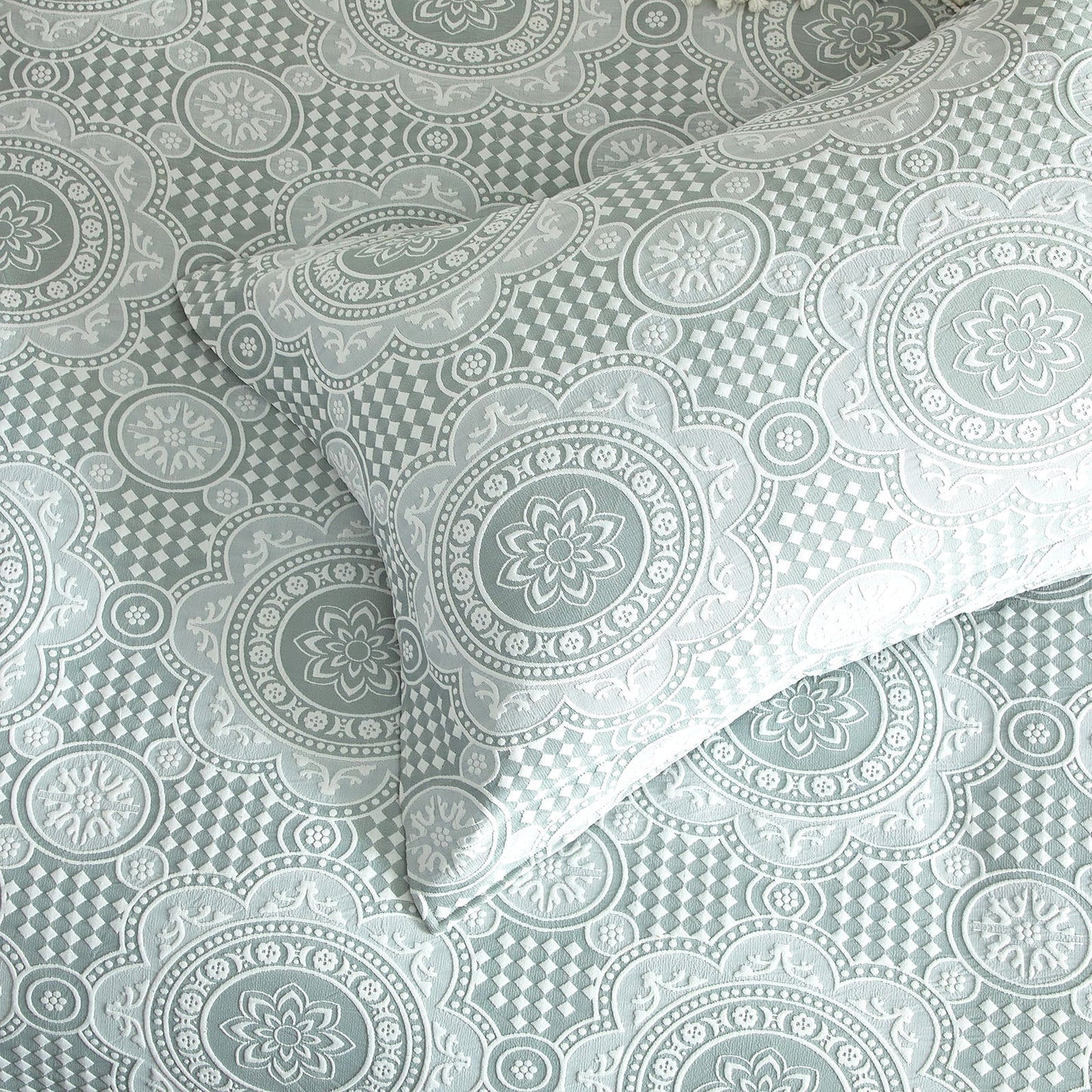 Rizz Quilt Cover Set Sage-2
