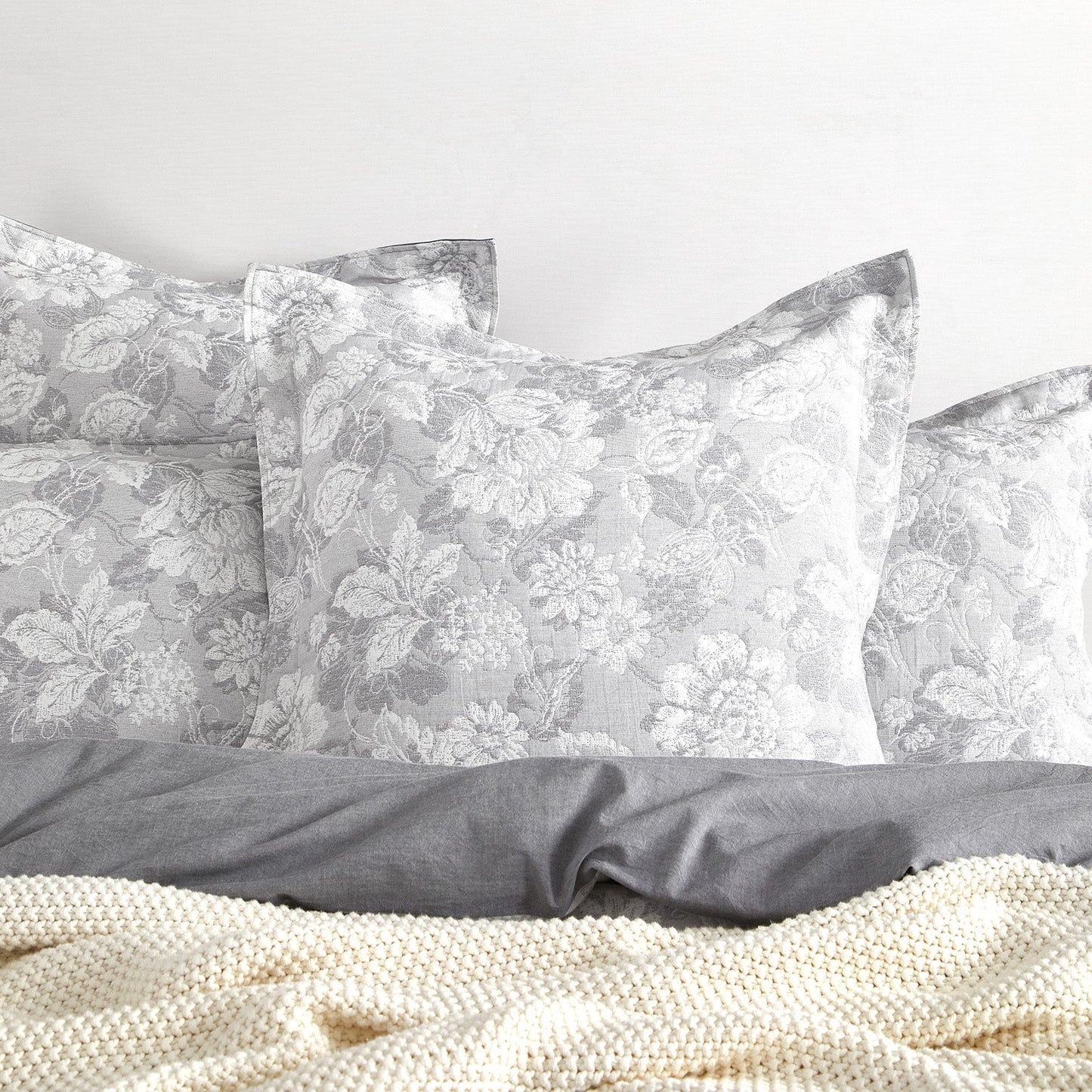 Sigma Quilt Cover Set Charcoal-3