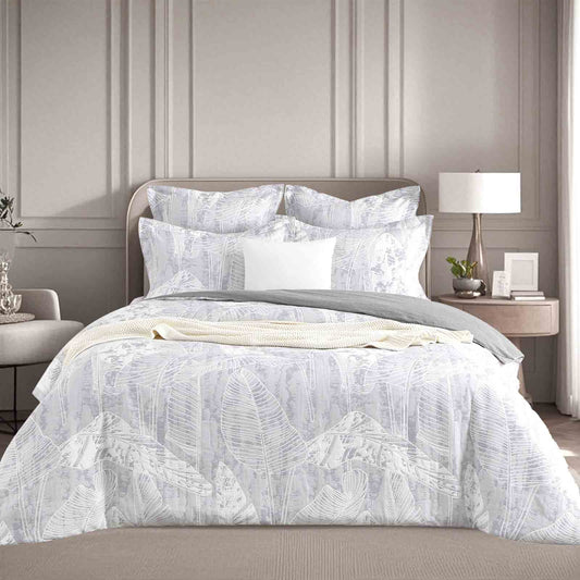 Grove Quilt Cover Set Charcoal-0