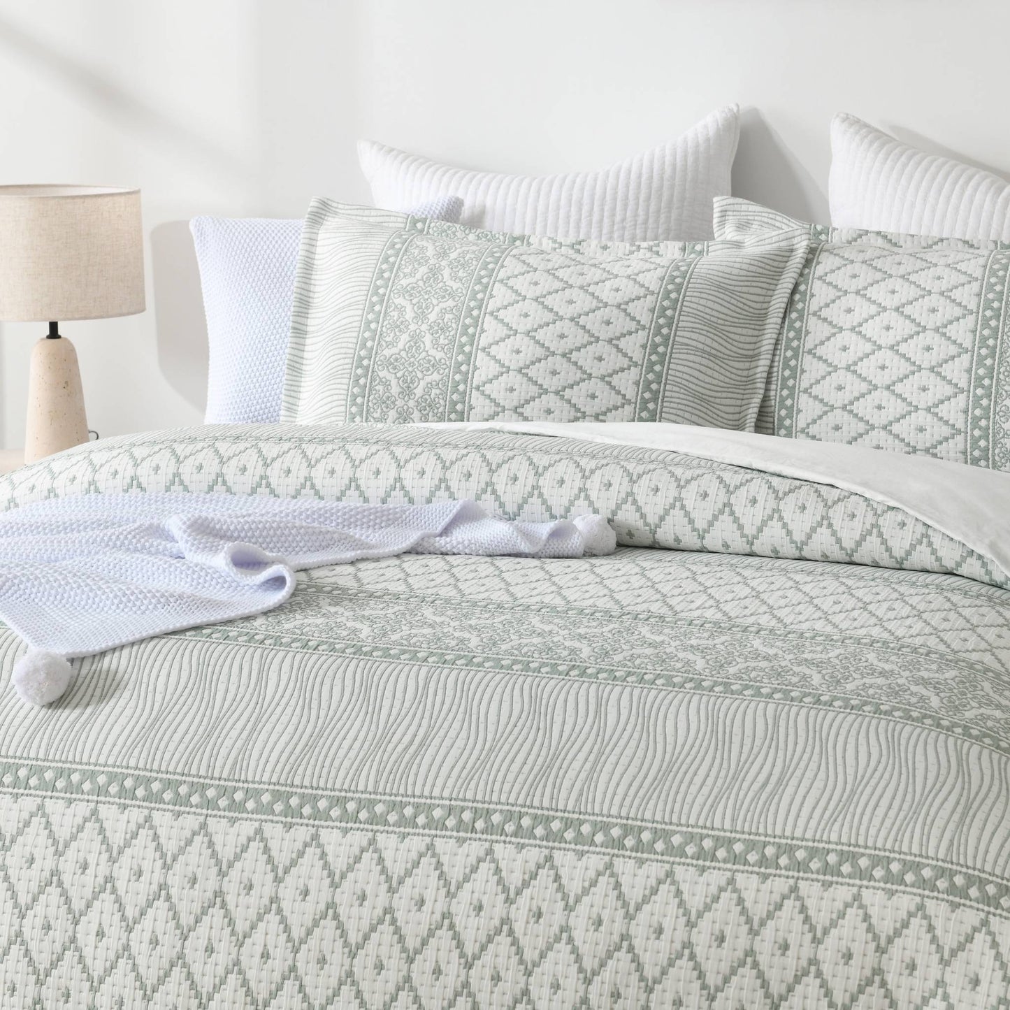 Woven Jaquard Quilt Cover Set Emily