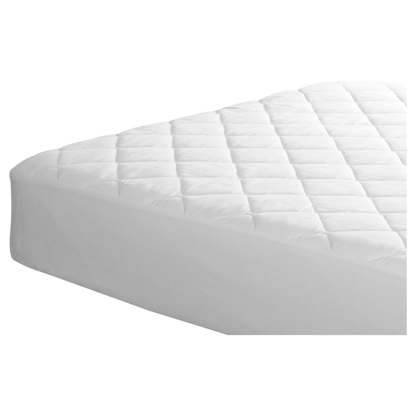 In2Linen Mattress Protector Poly Fill/ Cotton Cover Fully Fitted Quilted