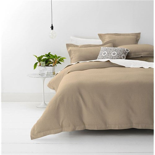 Waffle Weave Quilt Cover Set