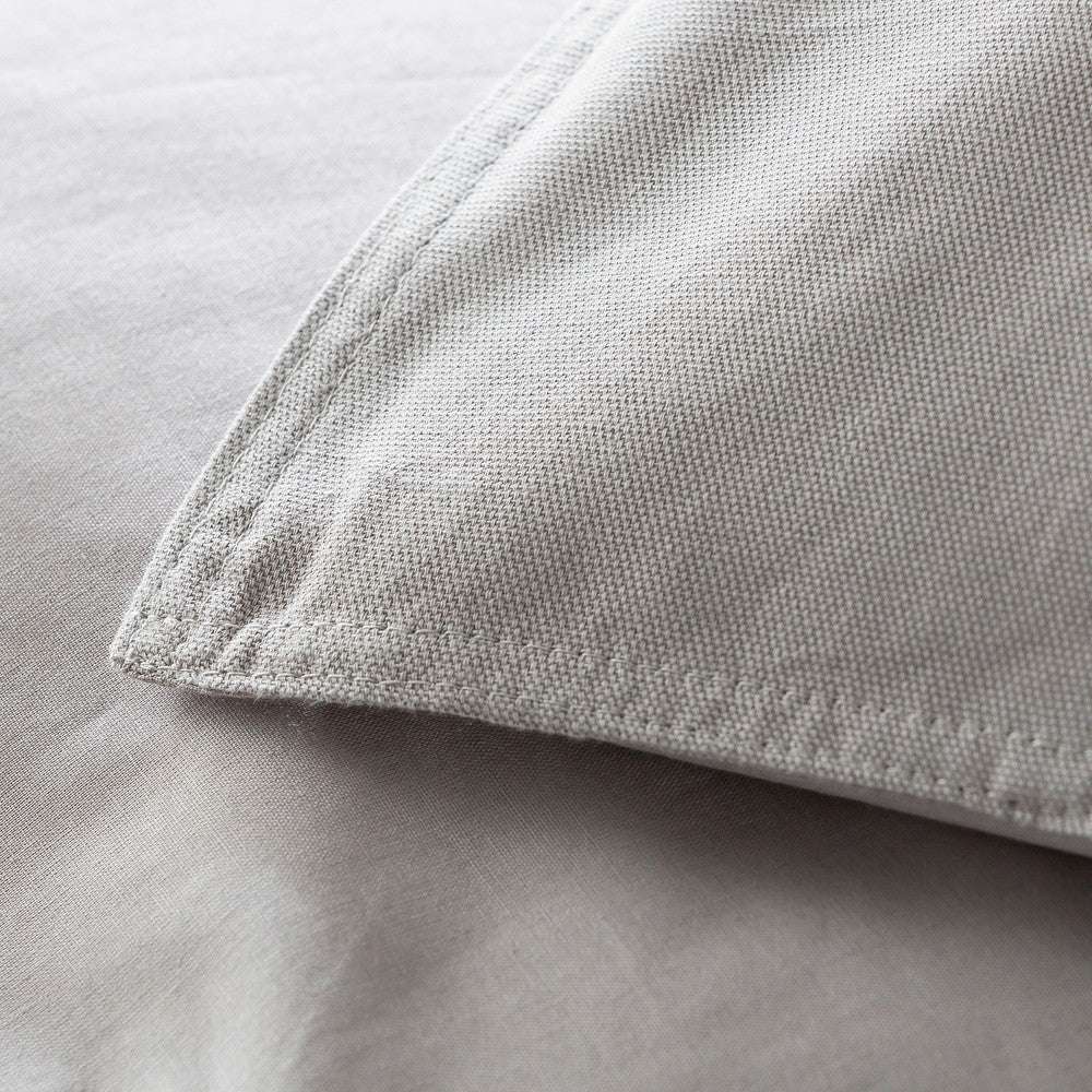 In2Linen Grange 100% Cotton Quilt Cover Set | Grey