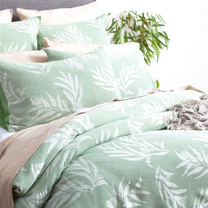 Native Quilt cover set Cotton Jacquard Juniper-1