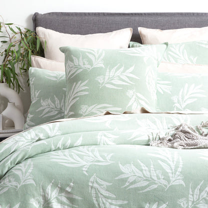 Native Quilt cover set Cotton Jacquard Juniper-3