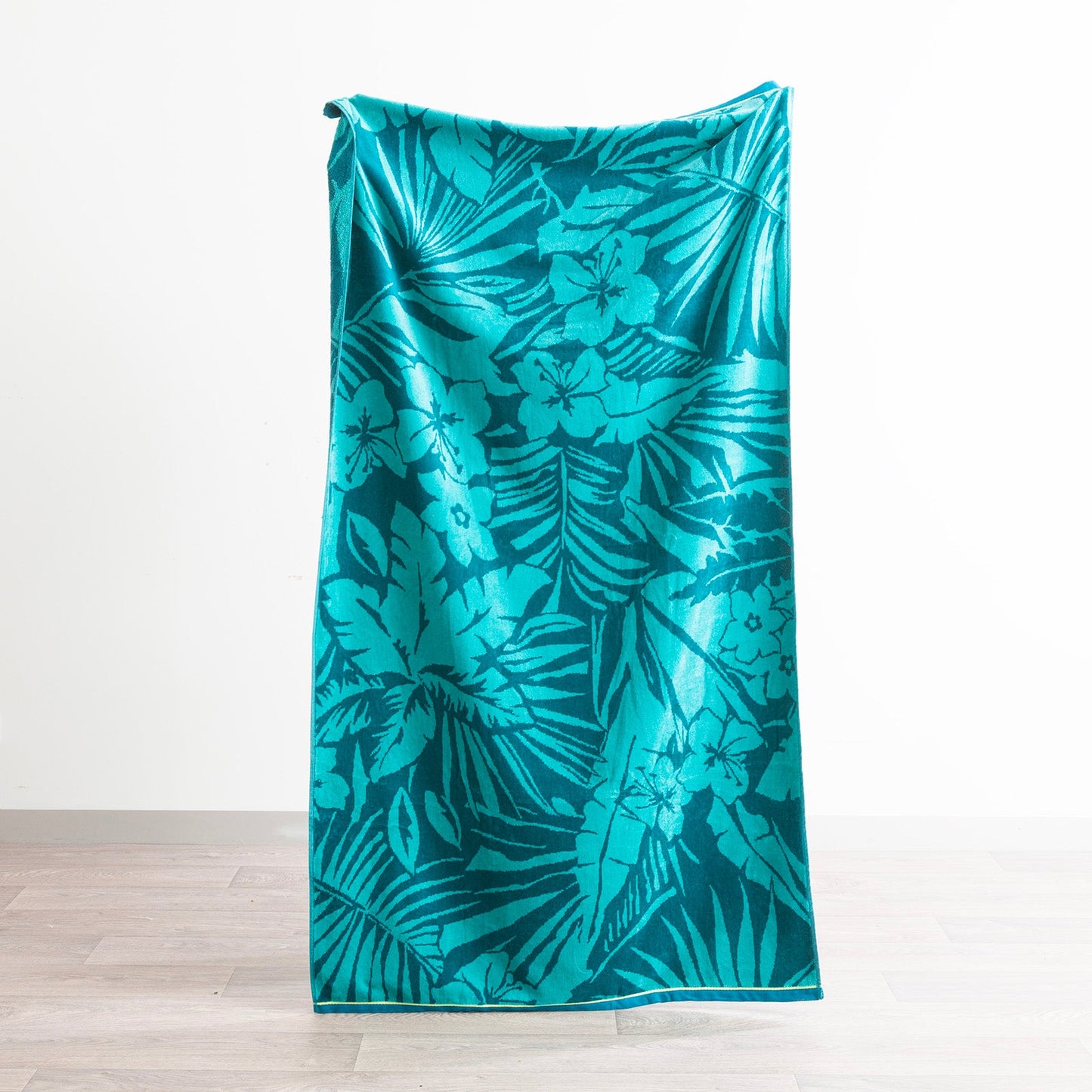 Tropical Leaf Velour X-Large Beach Towel 2 Pack