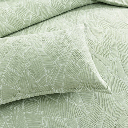  Jacquard Quilt Cover Set Woods Sage-3