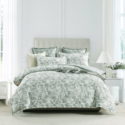Indiana Quilt Cover Set Jacquard Fern-0