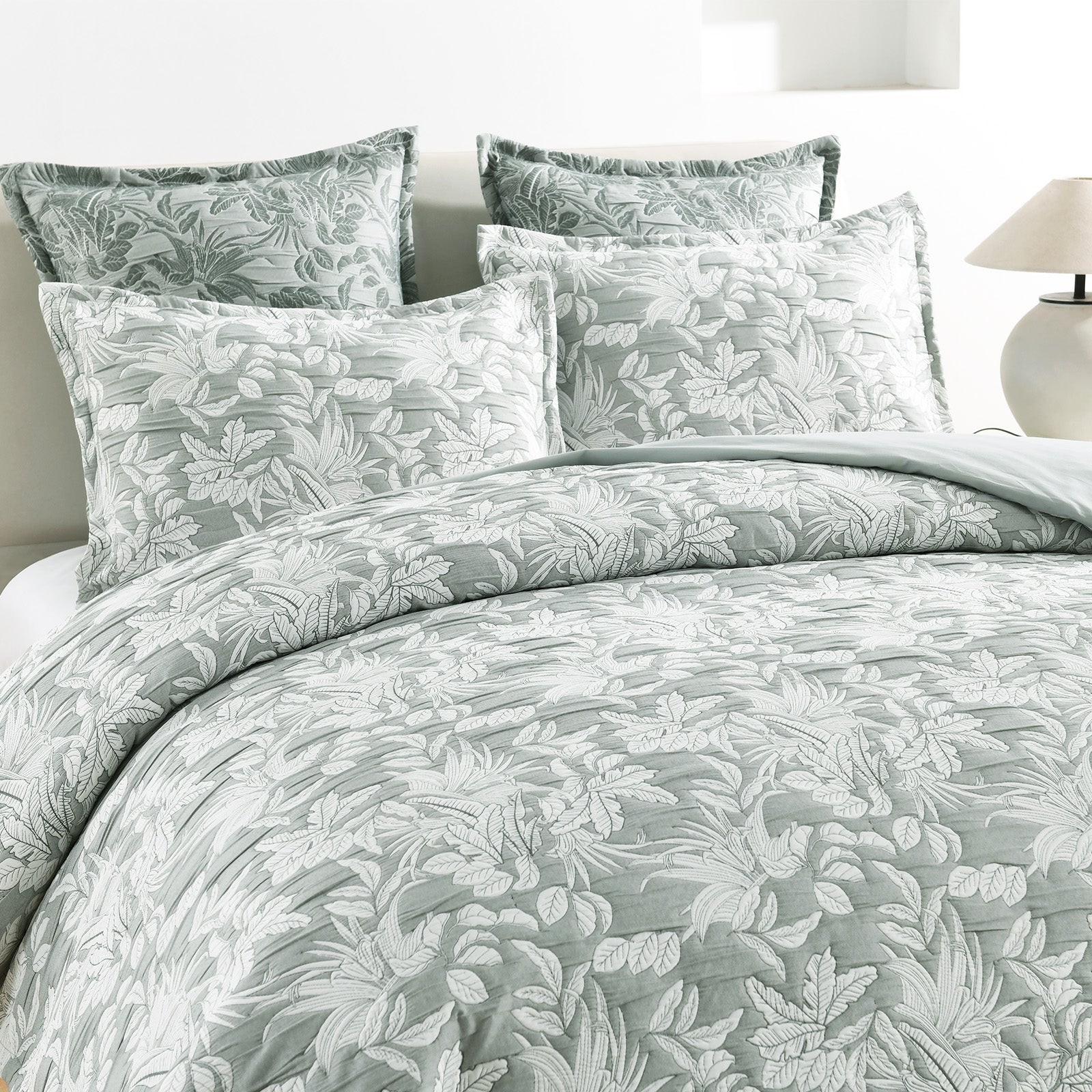 Indiana Quilt Cover Set Jacquard Fern-1