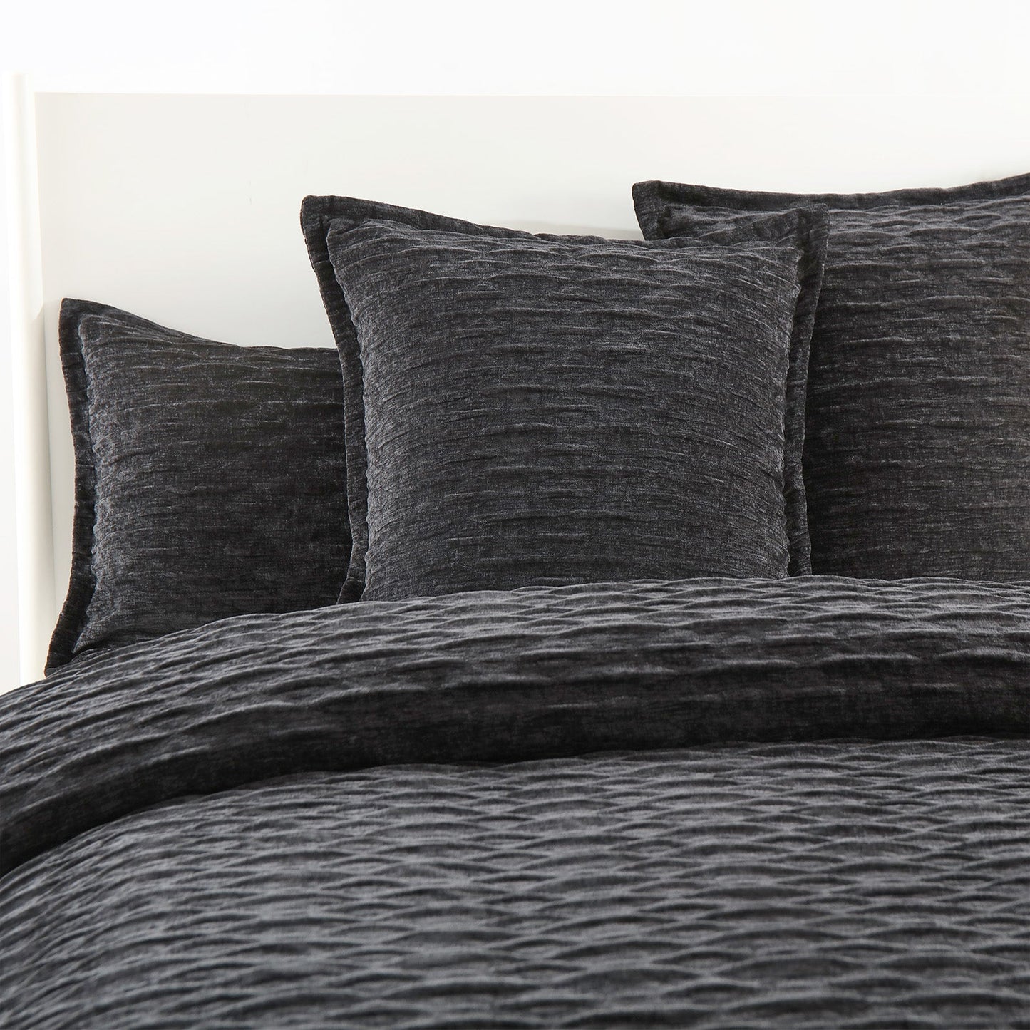 Charlotte Quilt Cover Set Jacquard Onyx-2