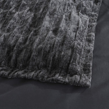 Charlotte Quilt Cover Set Jacquard Onyx-3