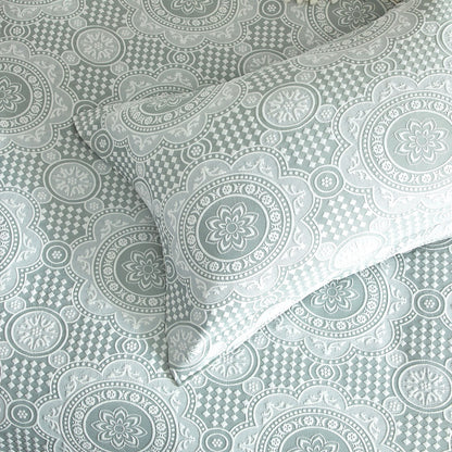 Rizz Quilt Cover Set Sage-2