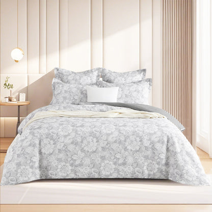 Sigma Quilt Cover Set Charcoal-1