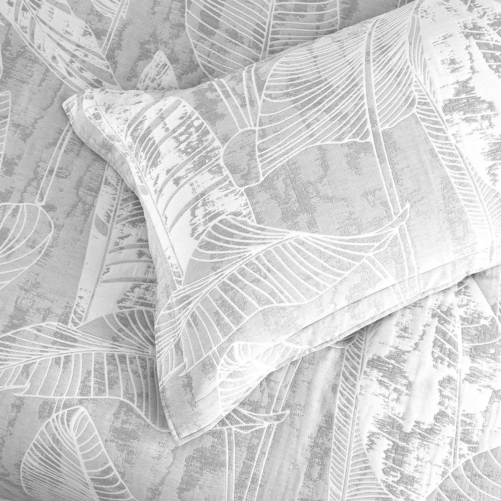 Grove Quilt Cover Set Charcoal-2