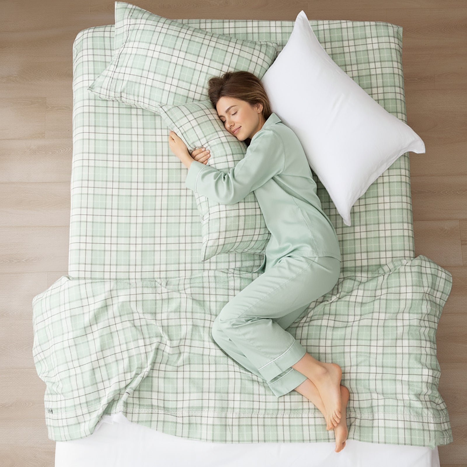 Jamie Cotton Printed Sheet Set-0