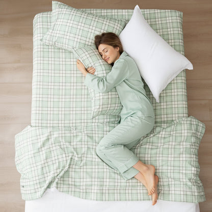 Jamie Cotton Printed Sheet Set-0