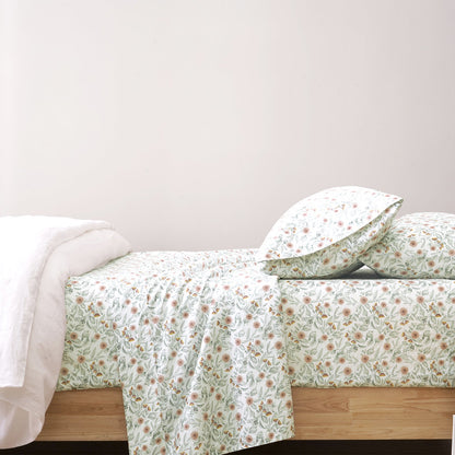 Red Gum Cotton Printed Sheet Set-2