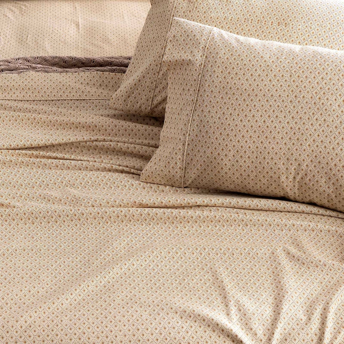 Flannelette Sheets Egyptian Cotton Diamond-1