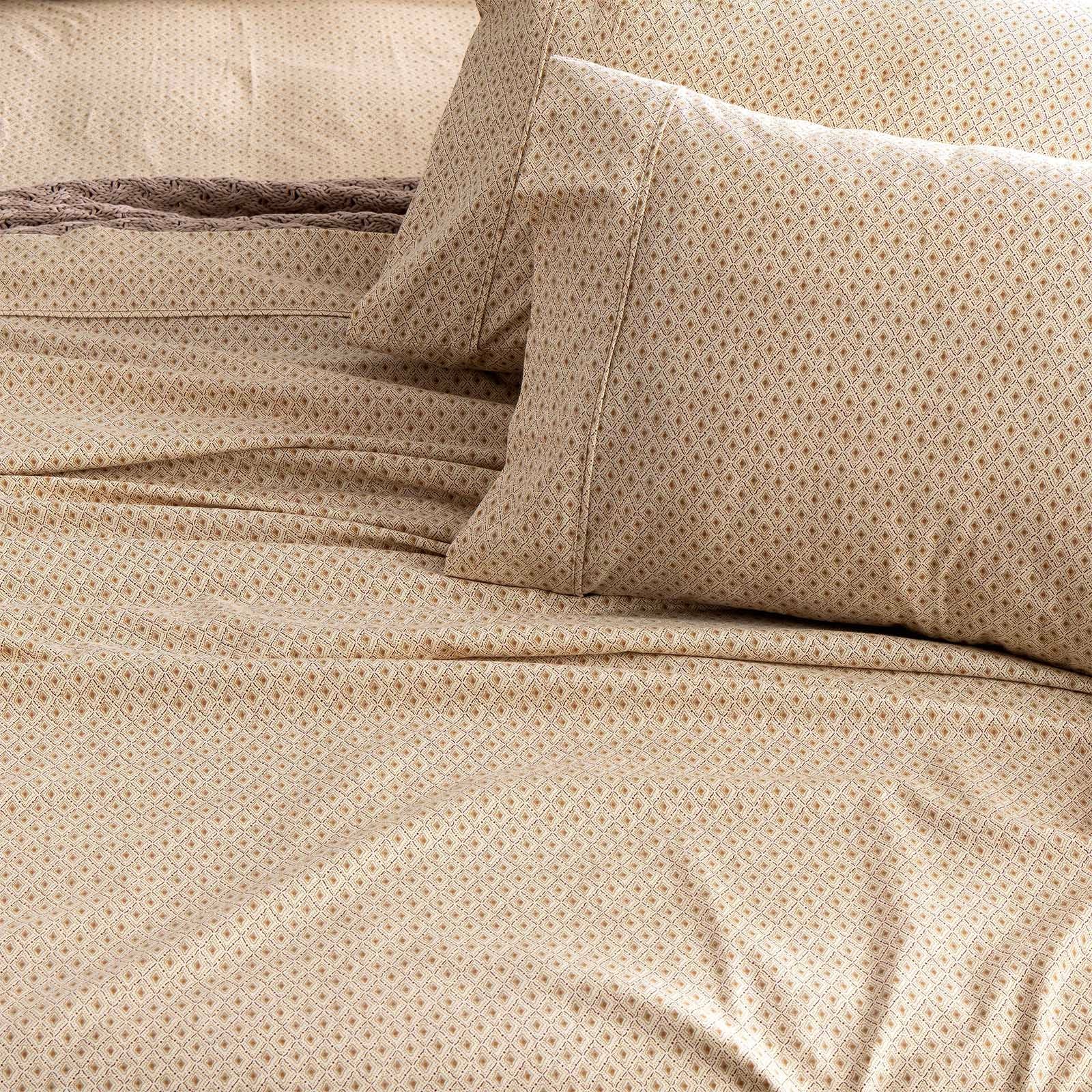 Flannelette Sheets Egyptian Cotton Diamond-1
