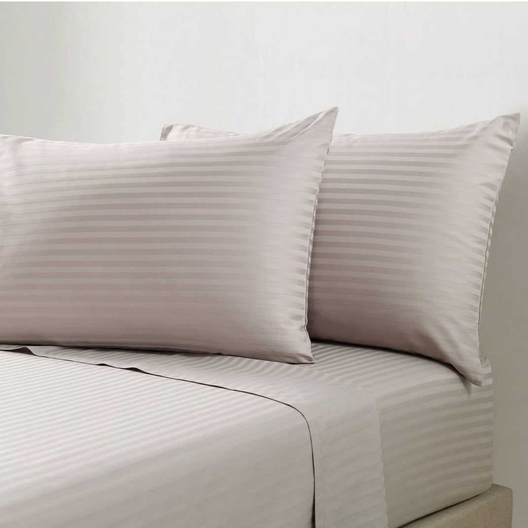In2Linen Marseille Self Stripe Sheet Set