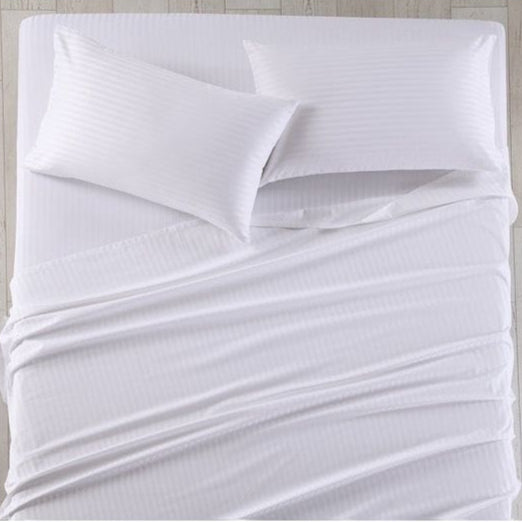 In2Linen Marseille Self Stripe Sheet Set