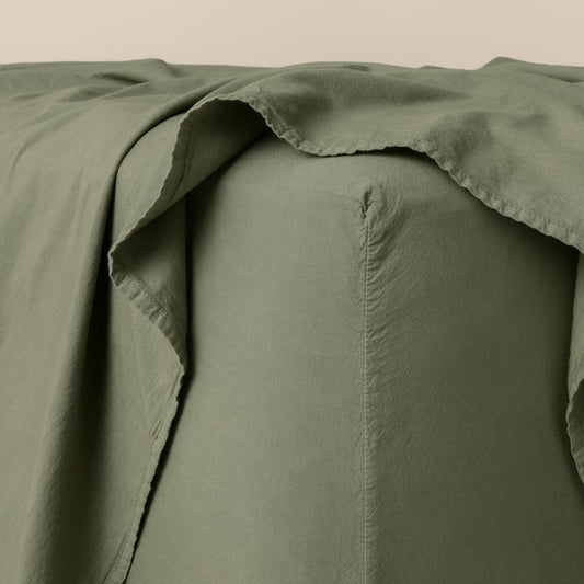 Remy Washed Cotton Fitted Sheet