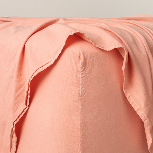 Remy Washed Cotton Fitted Sheet