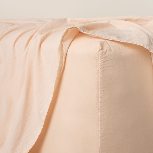 Remy Washed Cotton Fitted Sheet