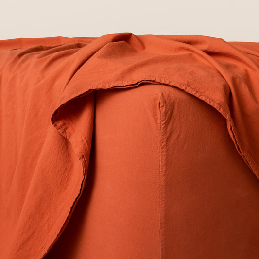 Remy Washed Cotton Fitted Sheet