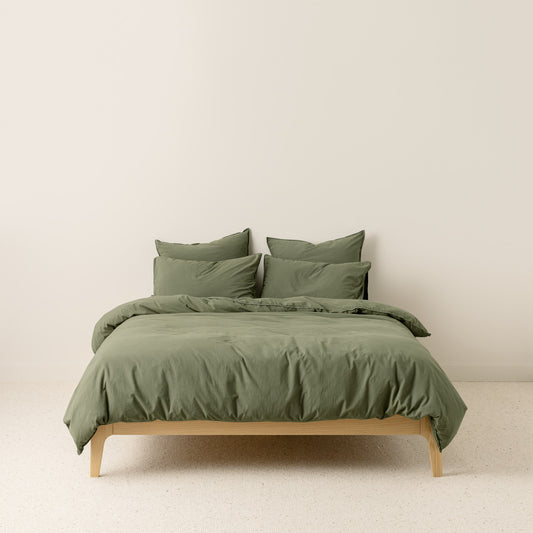 Remy Washed Cotton Quilt Cover Set