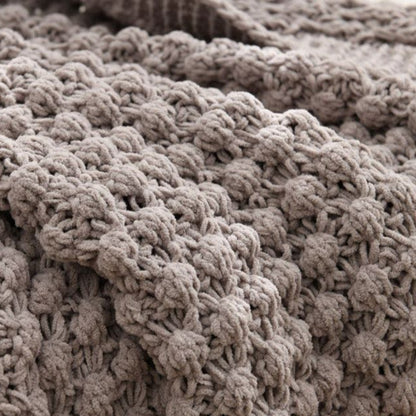 Ruya Knitted Chenille Throw Rug