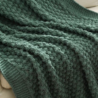 Ruya Knitted Chenille Throw Rug