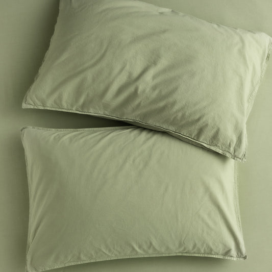 Remy Washed Cotton Standard Pillowcase Pair