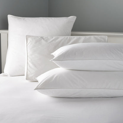 In2Linen Pillow Cases Hotel Quality 100% Cotton| One Pair White