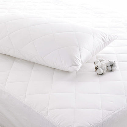 100% Cotton Standard Pillow Protector | Zip Closure